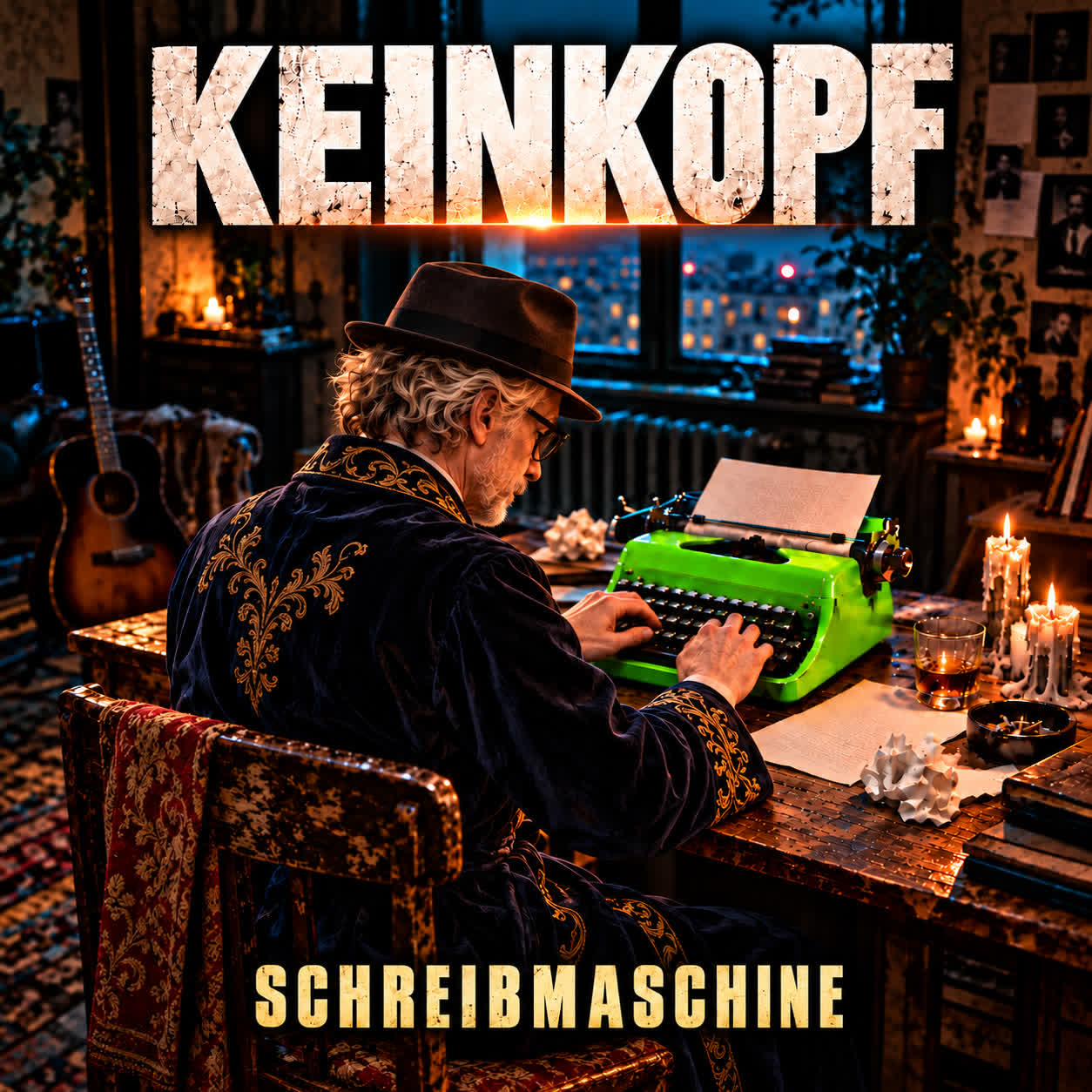 KEINKOPF – Schreibmaschine im nächtlichen Zimmer